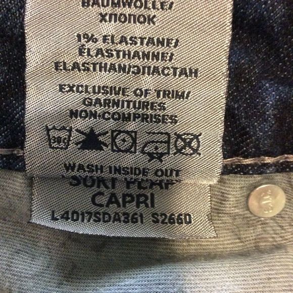 Silver jean Capris - Picture 4 of 7